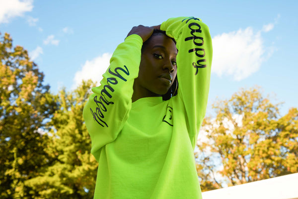 Yellow Crewneck (Happy Yourself on Sleeves) Limited Edition